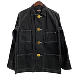 【曜日割引対象外】 キャピタル KAPITAL カバーオール ジャケット ブラック Mサイズ 201MT-4304 VB