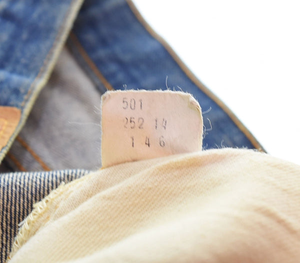 リーバイス Levi's 70's 501 66 Single 66前期 74年製 ボタン裏 6 VINTAGE ヴィンテージ スモールe デニム ブルー W36L30 103MB-574
