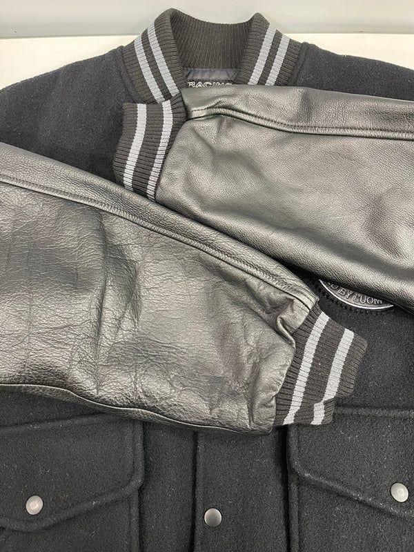 ピア PIAA レーシング スタジャン ジャケット バイカー ツーリング 黒 ジャケット ブラック フリーサイズ 101MT-5283