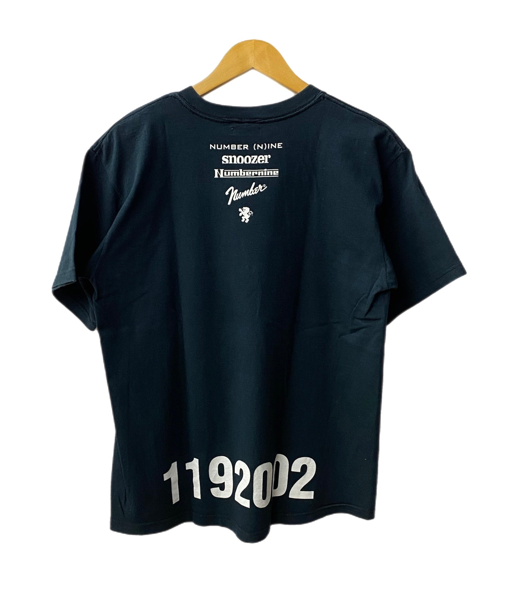 ナンバーナイン NUMBER (N)INE Number Nine 2002 Listen To The Silence Tee Tシャツ ブラック  Ｍサイズ 201MT-2649 | 古着通販のドンドンサガール