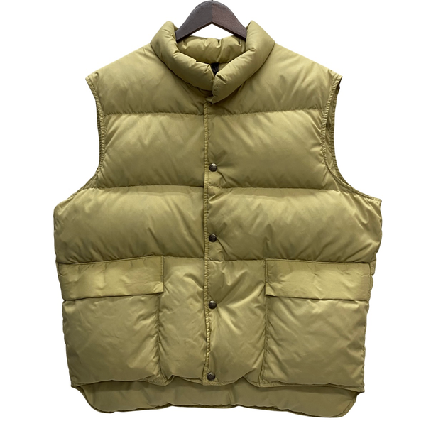 【曜日割引対象外】 ウールリッチ WOOLRICH 80's 紺タグ ダウンベスト USA製 ベスト ベージュ Lサイズ 201MT-4357 VB