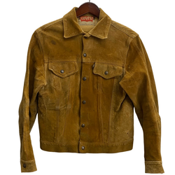 【曜日割引対象外】 ヴィンテージ vintage 60's~ リーバイス Levi's 70505 BIG E トラッカージャケット 3rd スエードレザー ジャケット ブラウン 201MT-3593 VB