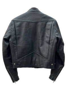 ハーレーダビッドソン HARLEY DAVIDSON SINGLE RIDERS JACKET シングル ライダース ジャケット バイカー 革ジャン アウター 袖ジップ 黒 40182 ジャケット 無地 ブラック Sサイズ 104MT-1288