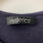 ヒステリックグラマー HYSTERIC GLAMOUR 00s キャミソール スカル柄 初期タグ ノースリーブ ネイビー フリーサイズ 201LT-445