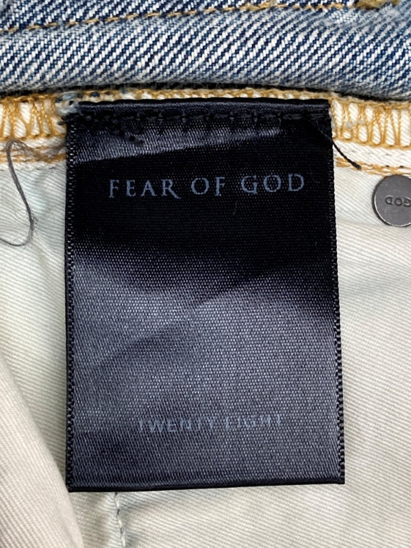 フィアオブゴッド FEAR OF GOD 4th Collection Selvedge Denim Vintage Indigo Jean セルビッジ デニム ヴィンテージ インディゴ ジーン 青 無地 デニム ブルー 104MB-318