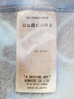 アベイシングエイプ A BATHING APE ABCcamo Tigercamo Full zip hoody ABCカモ タイガーカモ フルジップフーディ  001ZPK801003M パーカ ブルー Lサイズ 103MT-3233