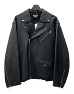 メゾンスペシャル MAISON SPECIAL 21AW Prime Over Double Riders Jacket プライム オーバー ダブル ライダース ジャケット ダブルジップ アウター 黒 11222211205 サイズ 01 ジャケット 無地 ブラック 104MT-1919