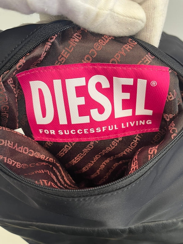 ディーゼル DIESEL リサイクルナイロン＆レザー リュック 黒 X08133P4225 バッグ メンズバッグ バックパック・リュック ブラック 101bag-186