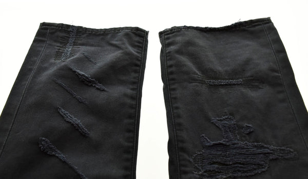 アンダーカバーイズム Undercoverism 05ss but beautiful期 クラッシュパンツ ダメージデニム 5S226-P3 ボトムスその他 ブラック 3 103MB-245