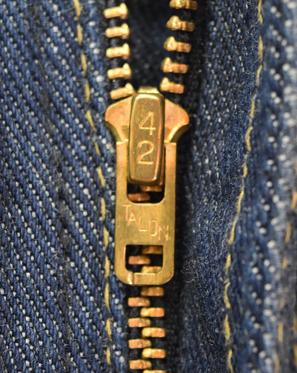 リー Lee 80s Full Cut Straight Leg DEADSTOCK 42TALON 80's デッドストック NOS デニム ネイビー 103MB-652