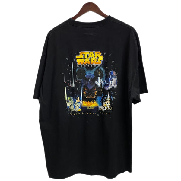 【曜日割引対象外】 US古着 ディズニー Disney STAR WARS WEEKENDS Tシャツ ブラック 201MT-3646 VB