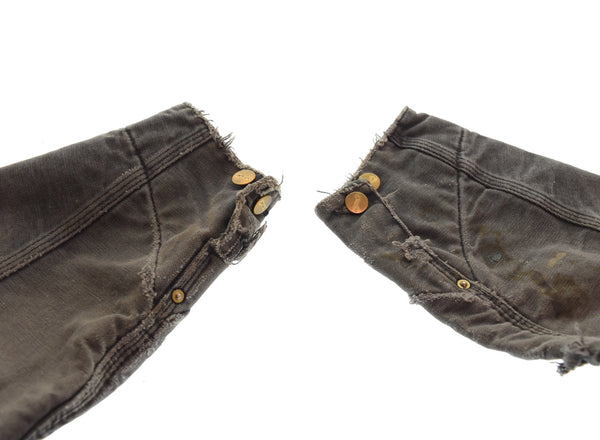 カーハート Carhartt 90s michigan chore coat ミシガンチョアコート ダックカバーオール 90's 襤褸 雰囲気 ジャケット ブラック 103MT-3350