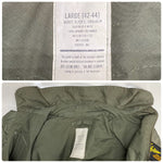 【曜日割引対象外】 ユーエスアーミー US.ARMY 90's CWU-45P ISRATEX社 military jaket ジャケット カーキ Lサイズ 201MT-3621 VB