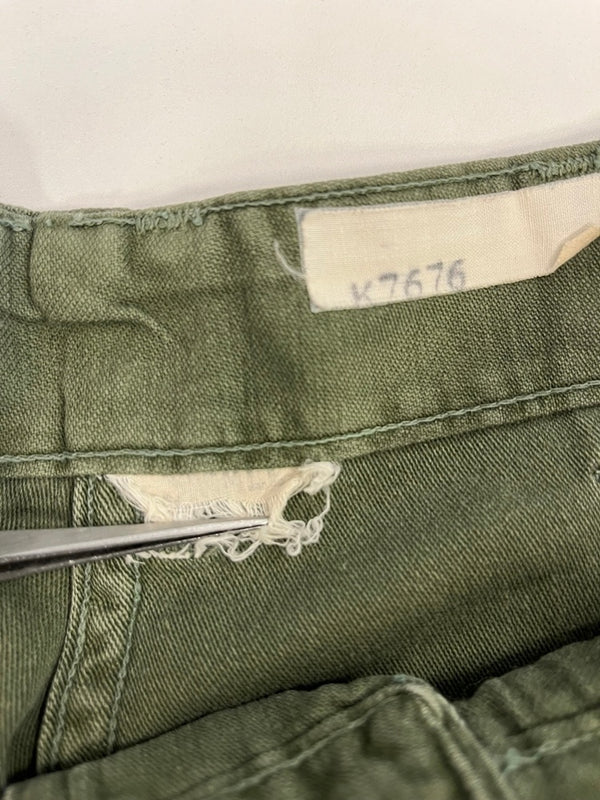 ミリタリー Military 60s Vintage ヴィンテージ ミリタリーパンツ ベイカーパンツ アジャスター付き ボトムスその他 カーキ Sサイズ 101MB-688