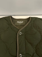 オーシバル ORCIVAL リモンタナイロン ノーカラー キルティングジャケット ダウンジャケット orcival RC-8080 NWB ジャケット カーキ サイズ2 101LT-264