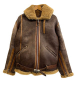 アビレックス AVIREX アヴィレックス b-3 フライトジャケット アメリカ製 サイズ36 ジャケット ブラウン 101MT-4658