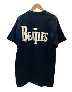 バンド band THE BEATLES ビートルズ 25周年 LET IT BE フォトTシャツ バンドTシャツ 黒 US古着 XL Tシャツ ブラック LLサイズ 101MT-2980