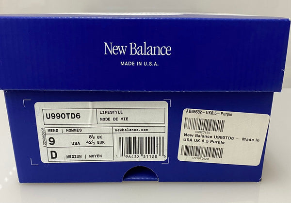 ニューバランス new balance 990V6 マゼンタポップ Magenta Pop メンズ靴 スニーカー ロゴ ホワイト 27cm 201-shoes876