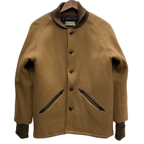 【曜日割引対象外】 ヒューストン HOUSTON PHARAOHS ファラオジャケット ブラウン Mサイズ 201MT-3182 VB