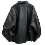 ノーティカ NAUTICA フェイクレザージャケット ブルゾン 233-1574 ジャケット ブラック Lサイズ 201MT-4235