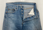 リーバイス Levi's 501 66前期 赤耳 70s 70年代 Vintage ヴィンテージ ジーンズ デニムパンツ ジーパン ボタン裏6 青 無地 デニム ブルー W31 L32 104MB-182