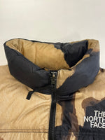 ノースフェイス THE NORTH FACE ×SUPREME 21AW  Bleached Denim Print Nuptse Jacket ブリーチ デニム プリント ヌプシ ジャケット ND52100I XL ジャケット マルチカラー LLサイズ 101MT-5015