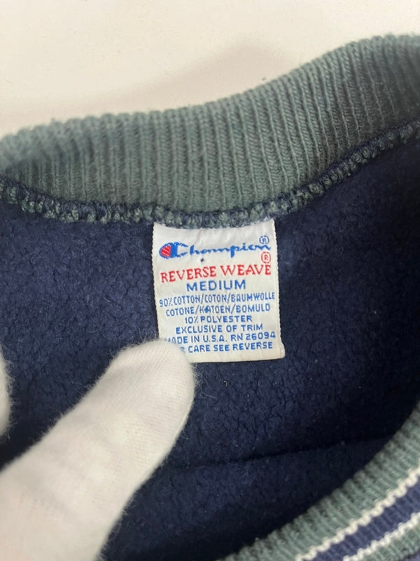 チャンピオン Champion 90s 90's REVERSE WEAVE リバースウィーブ WINTER PARK プリント 刺繍タグ US古着 ヴィンテージ USA製 紺 スウェット ネイビー Mサイズ 101MT-5131
