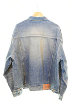 シュプリーム SUPREME 24AW DISTRESSED SELVEDGE TRUCKER JACKET ディストレスト セルビッジ トラッカー ジャケット デニム ジャケット青 ジャケット ブルー LLサイズ 103MT-1374