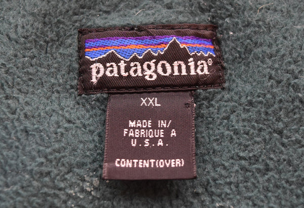 パタゴニア PATAGONIA 90's シェルドシンチラ フリース ナイロン ジャケット SHELLED SYNCHILLA JACKET XXL ジャケット ブラック 3Lサイズ 103MT-3540
