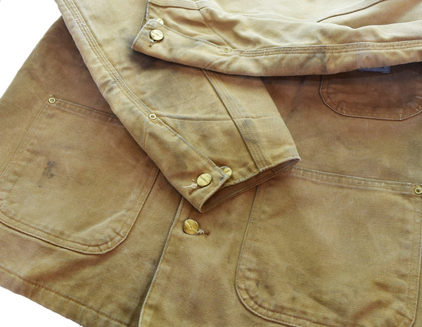 カーハート Carhartt 90s michigan chore coat ミシガンチョアコート ダックカバーオール ジャケット ベージュ 103MT-3308
