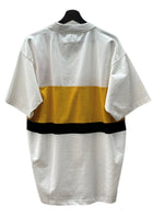 ディーゼル DIESEL T STREAP DIVISION ロゴ Tシャツ クルーネック 半袖 カットソー 刺繍 白 A03750 Tシャツ ロゴ ホワイト Mサイズ 104MT-1338