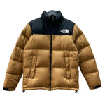 ザノースフェイス THE NORTH FACE NUPTSE JACKET ヌプシジャケット ダウン アウター アウトドア 茶 キャメル ND91841 ジャケット ロゴ ブラウン Lサイズ 104MT-2096