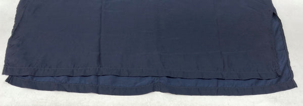 ワイズ Y's ヨウジヤマモト Yohji Yamamoto ブラウス フーディ キュプラ 再生繊維 テンセル 日本製 NAVY 紺 YW-B01-202 長袖シャツ ワンポイント ネイビー SIZE2 104LT-155