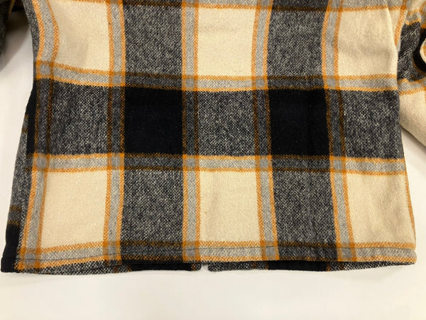 ヴィンテージ vintage 50's 50年代 Hall American SPORTSWEAR Robert Hall ウール系 チェック スポーツジャケット スイングトップ ブルゾン SERVAL ZIP   42 ジャケット ベージュ 101MT-5079