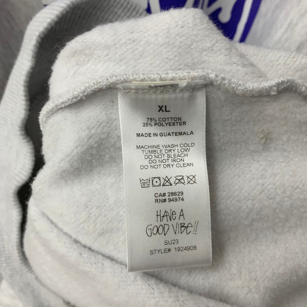 ステューシー STUSSY STOCK BOX Hoodie パーカ グレー XLサイズ 201MT-3892