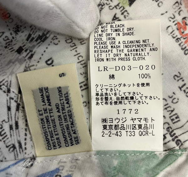 リミフゥ LIMI feu ヨウジヤマモト Yohji Yamamot TOKYO MAP ロングシャツドレス 白 LR-D03-020 長袖シャツ ホワイト サイズ02 101LT-140