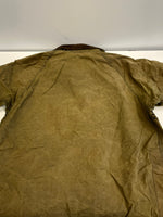 バブアー BARBOUR 90's 90年代 3ワラント GAMEFAIR ゲームフェア ワックス コットン オイルドジャケット ハーフコート VINTAGE ヴィンテージ A123 C36 ジャケット カーキ 101MT-5345