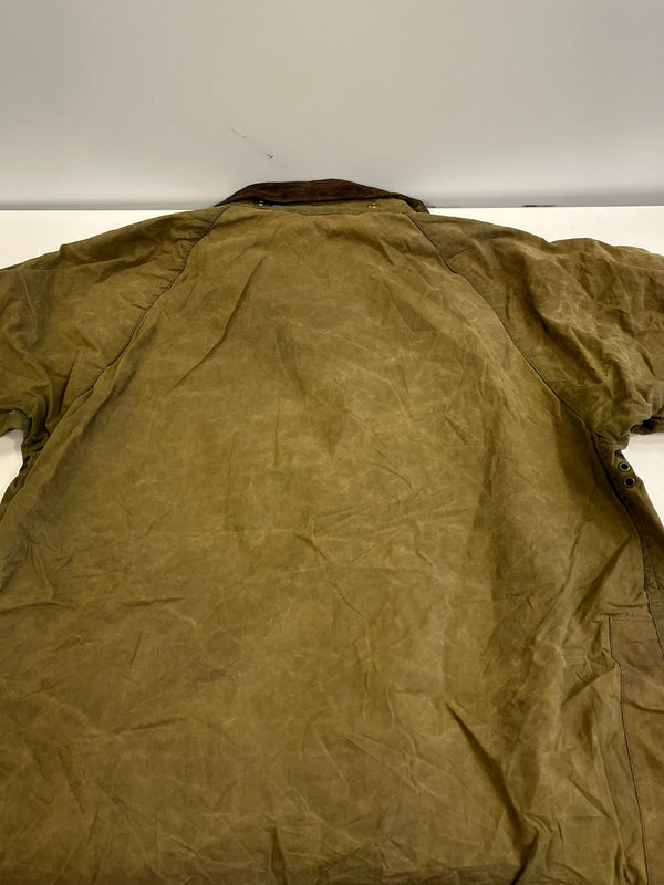 バブアー BARBOUR 90's 90年代 3ワラント GAMEFAIR ゲームフェア ワックス コットン オイルドジャケット ハーフコート VINTAGE ヴィンテージ A123 C36 ジャケット カーキ 101MT-5345