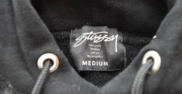 ステューシー STUSSY 00s laura max hooded sweat スウェットパーカー パーカ ブラック Mサイズ 103MT-3277