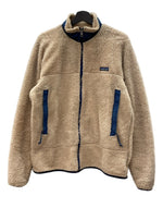 パタゴニア Patagonia PEF RETRO X FLEECE JACKET レトロ フリース ジャケット ボア ジップアップ USA製 アウトドア 薄茶 ジャケット ロゴ ベージュ Mサイズ 104MT-2197