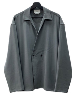 ヨーク YOKE 20SS SHIRTS CARDIGAN シャツ カーディガン テーラード 薄手 ジャケット 灰 YK20SS0096SH ジャケット 無地 グレー Mサイズ 104MT-1624