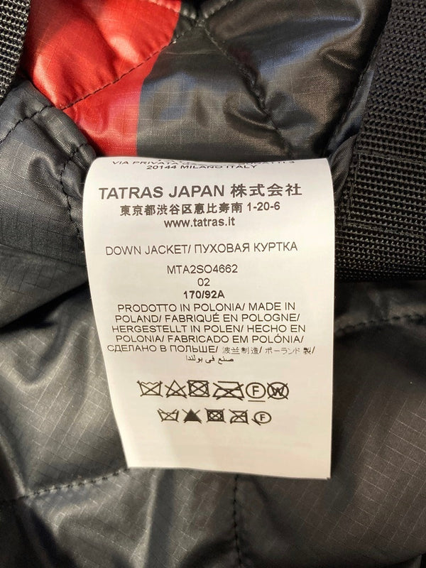 タトラス TATRAS TAKAHIROMIYASHITA TheSoloist. タカヒロミヤシタ ザ ソロイスト flight jacket 赤 ダウン サイズ 02 ジャケット レッド 101MT-2661