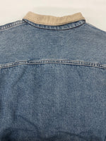 チャップス CHAPS 70s 80s DENIM JACKET デニム ジャケット 裏地ブランケット ボタン Gジャン アウター インディゴ Ralph Lauren 青 ジャケット 無地 ブルー Mサイズ 104MT-2068