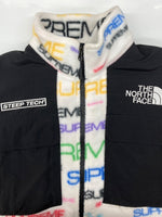 シュプリーム SUPREME × THE NORTH FACE ザ ノース フェイス 21AW STEEP TECH FLEECE JACKET フリース ジャケット ジップアップ アウター NA52101I ジャケット ロゴ マルチカラー Sサイズ 104MT-1862