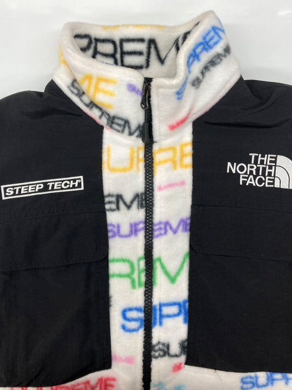 シュプリーム SUPREME × THE NORTH FACE ザ ノース フェイス 21AW STEEP TECH FLEECE JACKET フリース ジャケット ジップアップ アウター NA52101I ジャケット ロゴ マルチカラー Sサイズ 104MT-1862