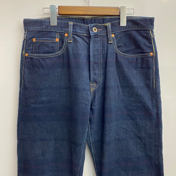 【曜日割引対象外】 キャピタル KAPITAL デニムパンツ 裏地ブランケット 5P インディゴ デニム ブルー 34サイズ 201MB-915 VB