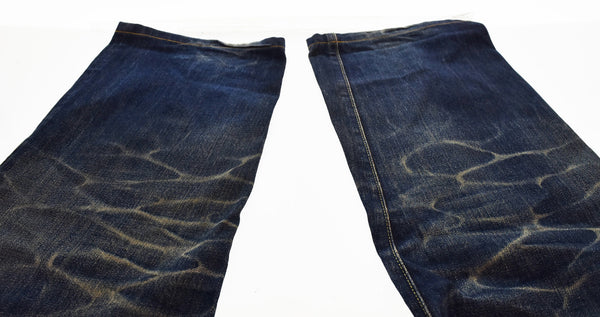 リーバイス Levi's 00's 2004年 501xx 1955年 復刻 USA製 アメリカ限定 ボタンフライ ボタン裏 R リペア デニム ブルー 35/34 103MB-595