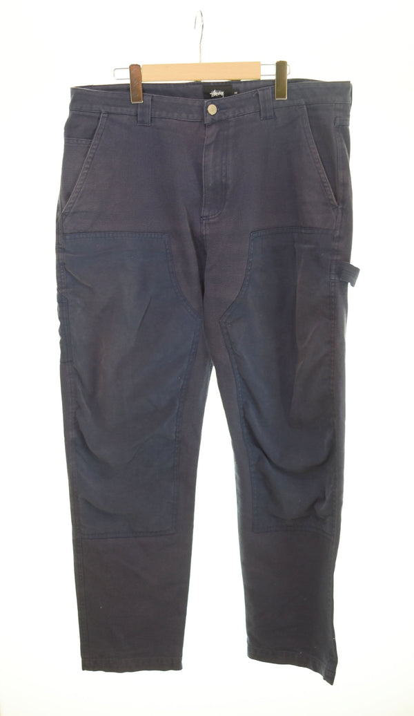 ステューシー STUSSY ダブルニー ペインター ワークパンツ ボトムスその他 ネイビー 36 103MB-485