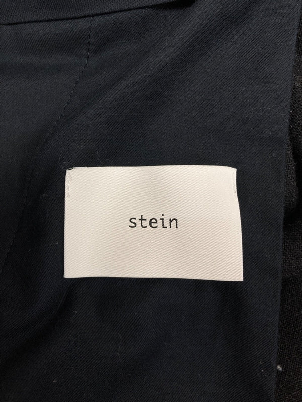 シュタイン stein BELTED WIDE STRAIGHT TROUSERS ワイド ストレート トラウザーズ タック ベルト ジップフライ 黒 無地 ST.283-1 ボトムスその他 ブラック Sサイズ 104MB-288