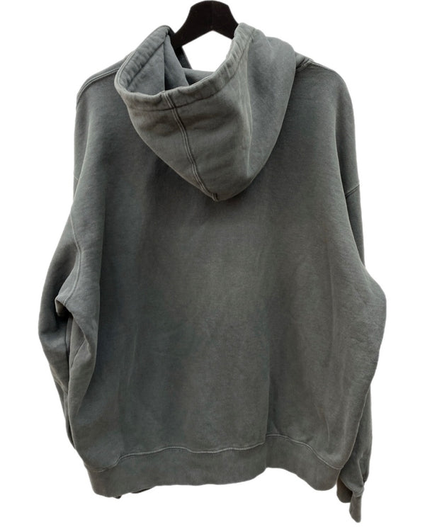 シュプリーム SUPREME 24SS Overdyed Small Box Zip-Up Hooded Sweatshirt オーバーダイ スモール ボックス ジップアップ フーディ 黒 パーカ ロゴ ブラック Lサイズ 104MT-1727